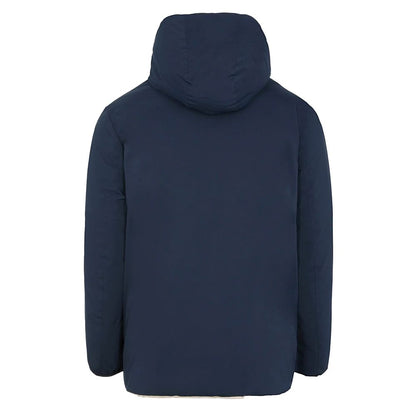 Suns Blue Polyester Men's Reversible Jacket