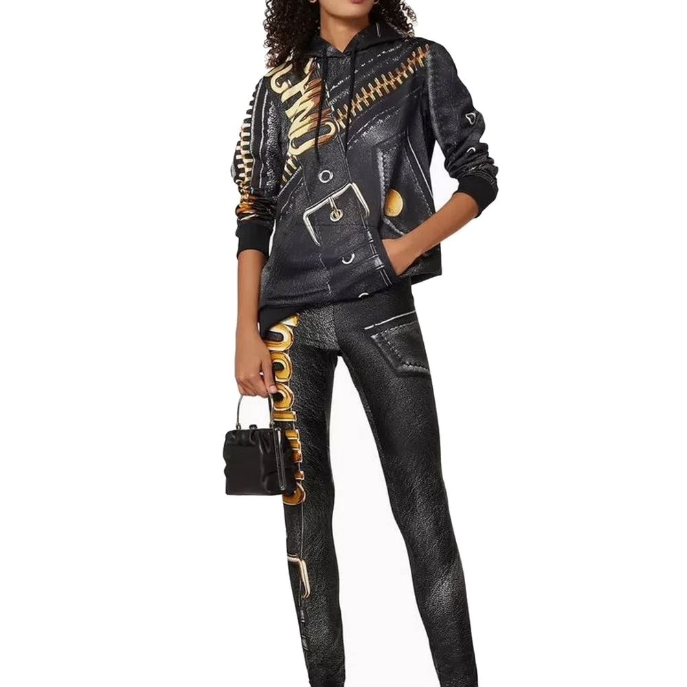 Moschino Couture Moschino Marco Biker Hooded Sweatshirt