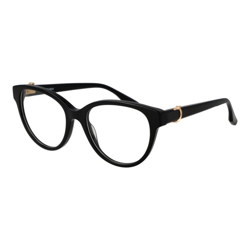 Trussardi Black Women Glasses Frame - Elegant Butterfly Style