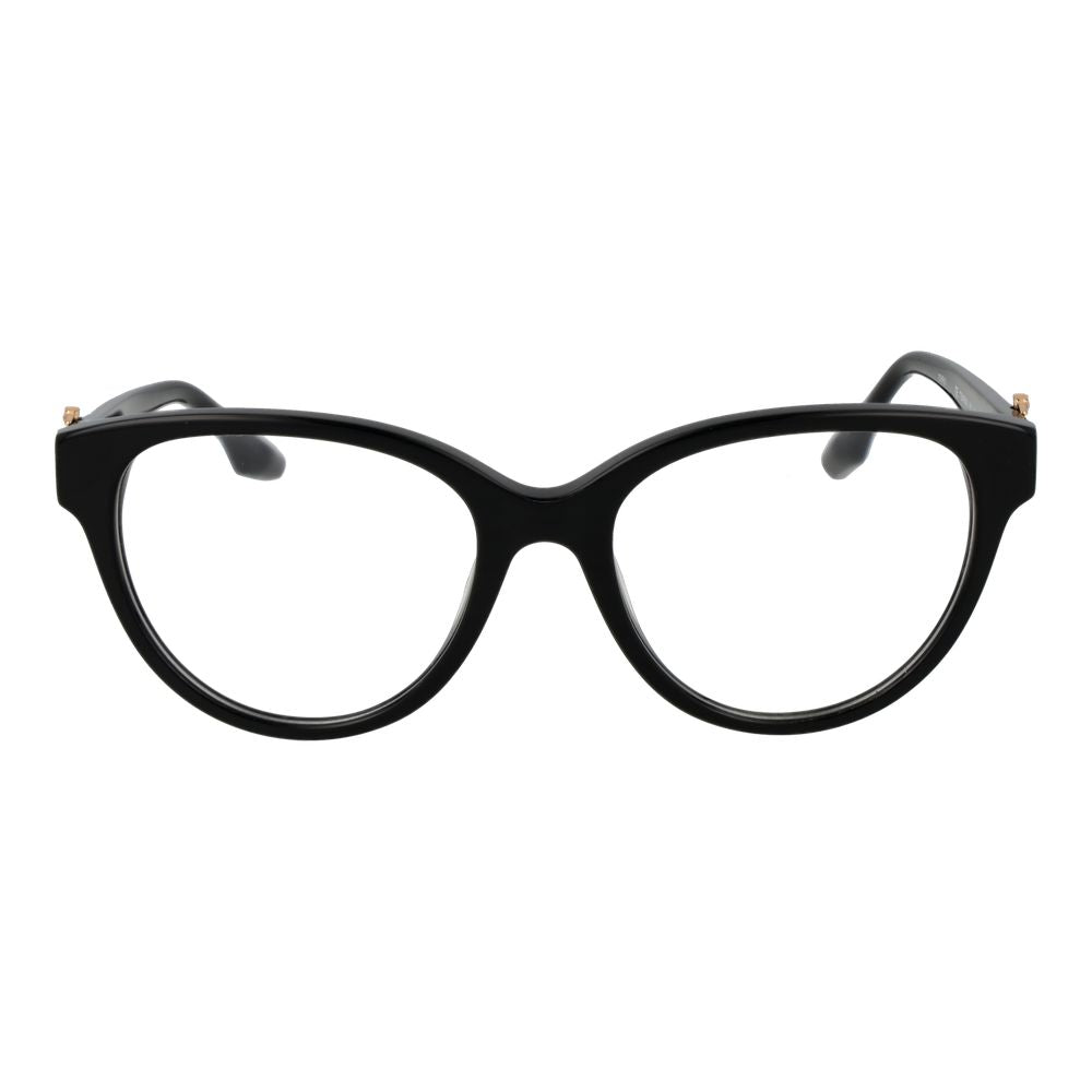 Trussardi Black Women Glasses Frame - Elegant Butterfly Style