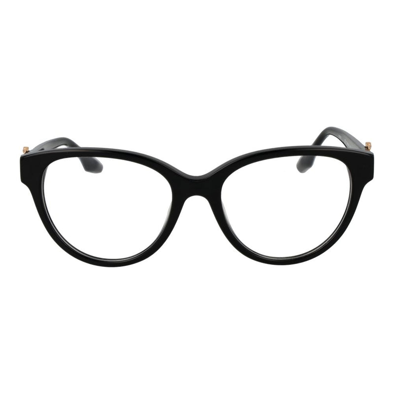 Trussardi Black Women Glasses Frame - Elegant Butterfly Style