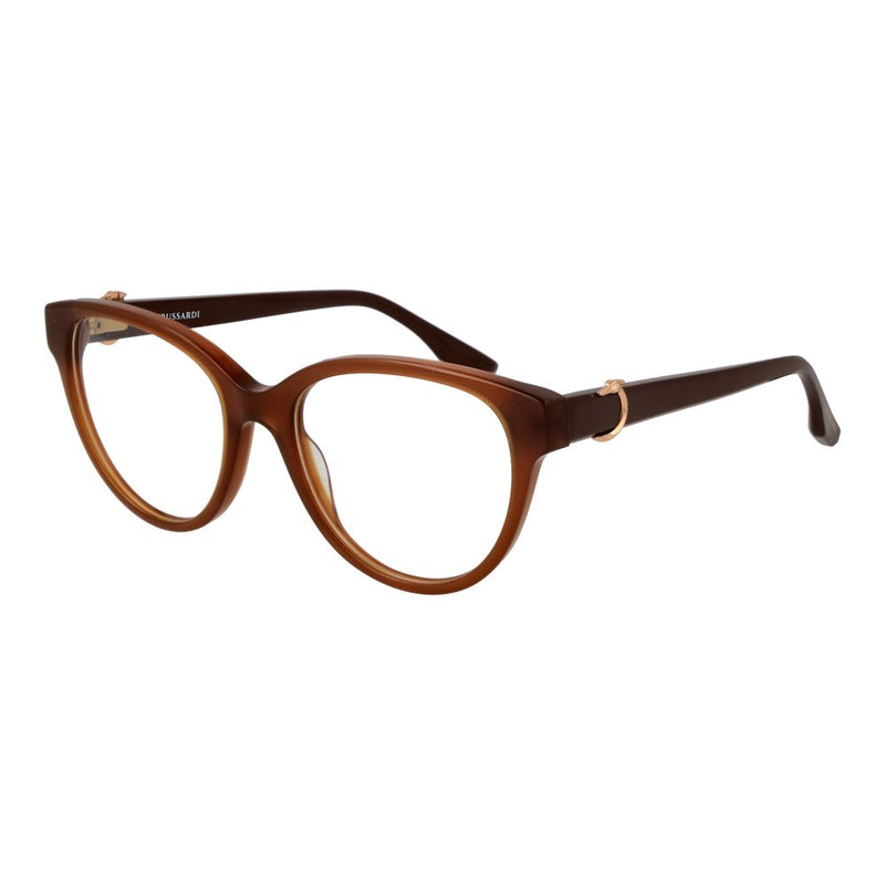 Trussardi Brown Women Glasses Frame - Chic Butterfly Design