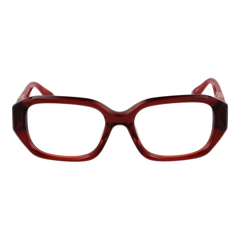 Trussardi Red Women Glasses Frame - Full-Rim Stylish Design