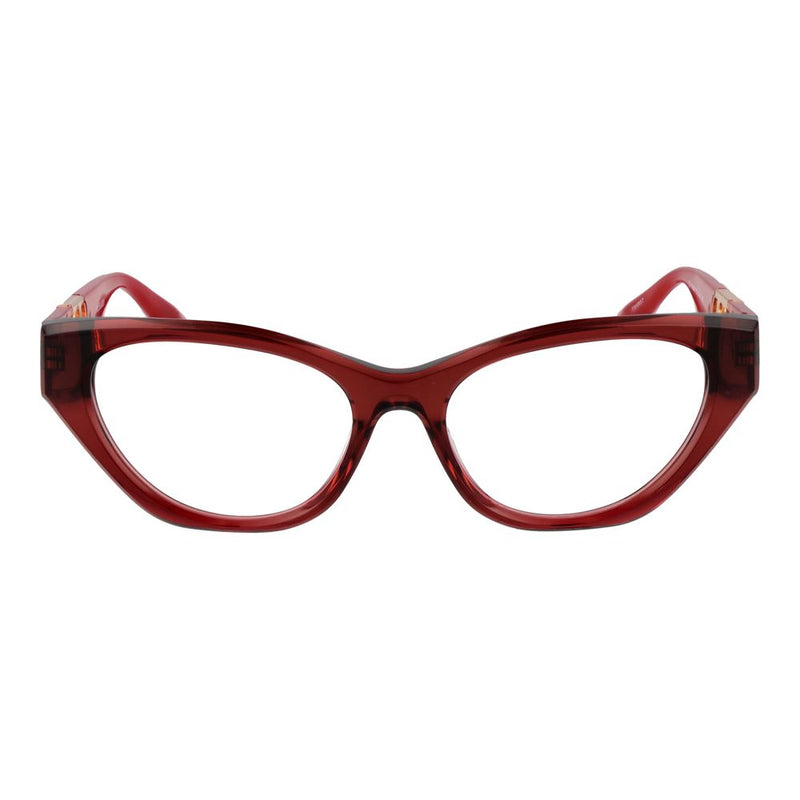 Trussardi Red Women Glasses Frame - Cat Eye Style