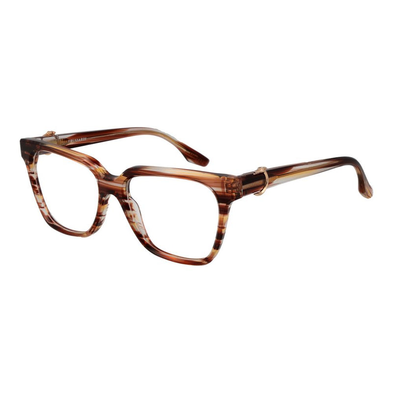 Trussardi Orange Women Glasses Frame - Stylish Acetate Eyewear