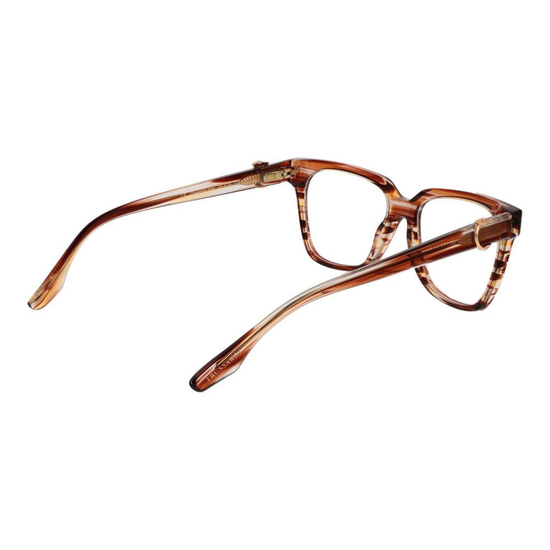 Trussardi Orange Women Glasses Frame - Stylish Acetate Eyewear