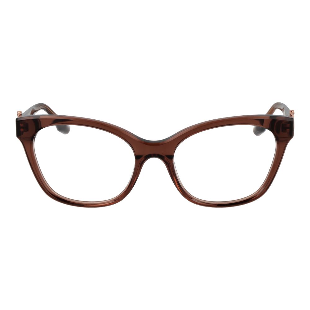 Trussardi Brown Cat Eye Glasses Frame for Women