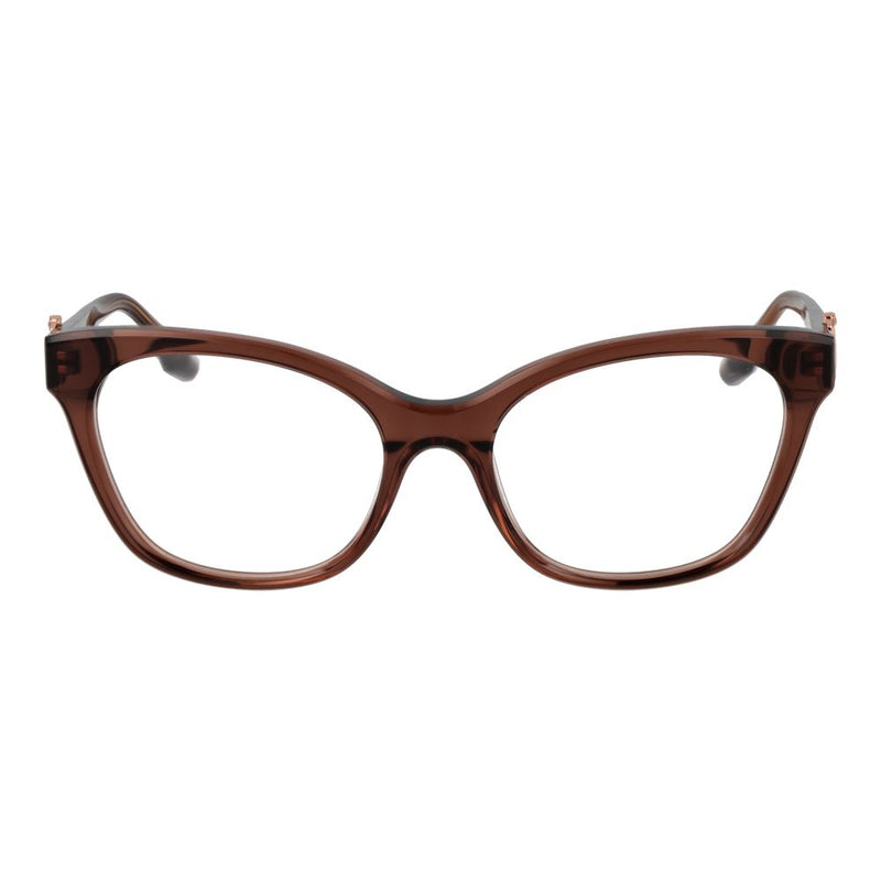 Trussardi Brown Cat Eye Glasses Frame for Women