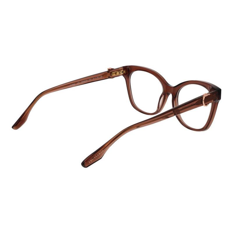 Trussardi Brown Cat Eye Glasses Frame for Women