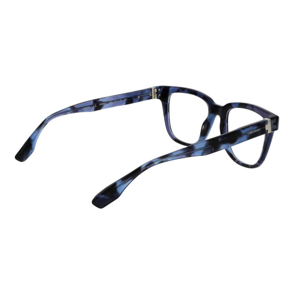 Trussardi Blue Men Glasses Frame - Stylish Acetate Design