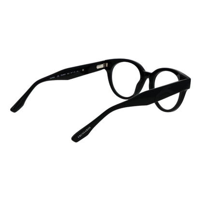 Monture de lunettes unisexe noire Trussardi