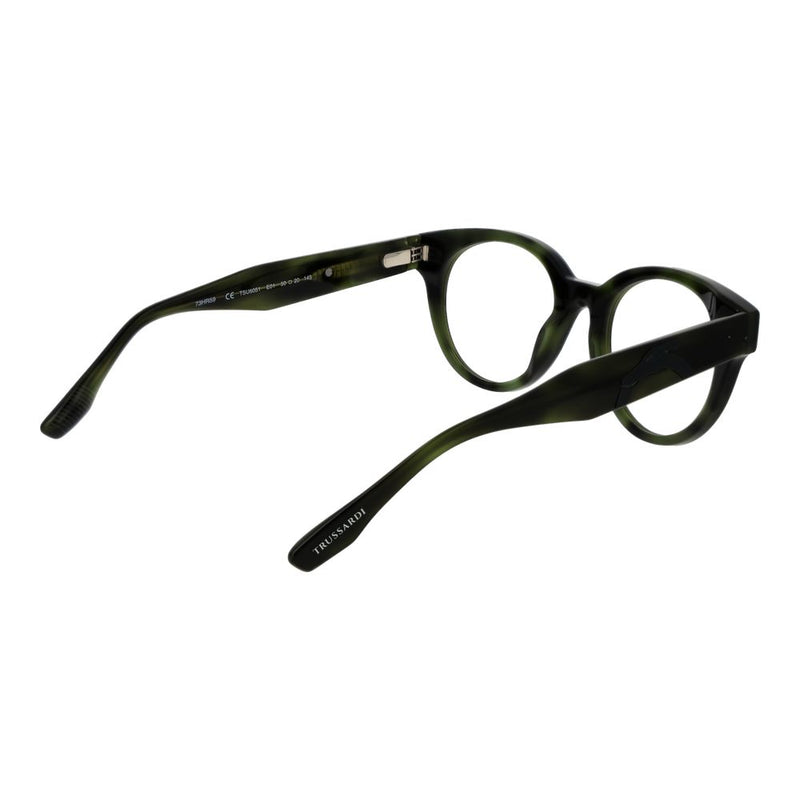 Trussardi Green Unisex Glasses Frame - Élégance et Durabilité