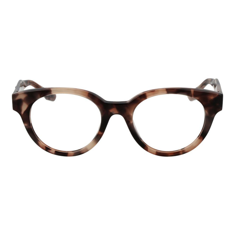 Trussardi Brown Unisex Glasses Frame - Stylish Browline Design