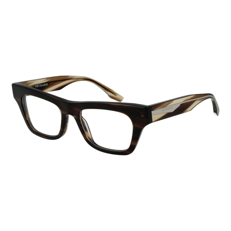 Trussardi Brown Women Glasses Frame - Elegant Acetate Eyewear