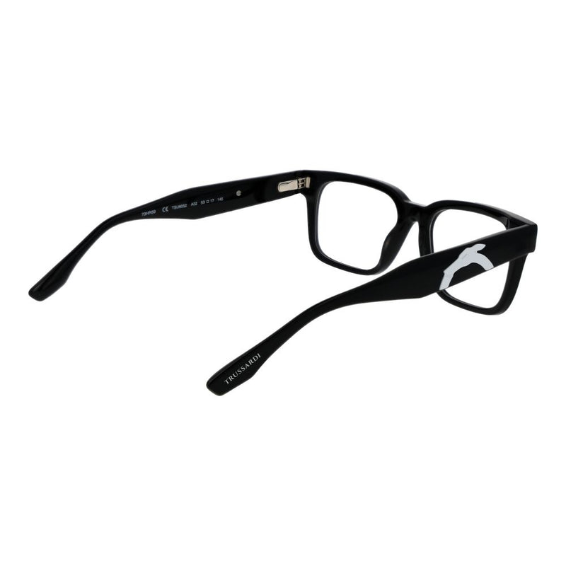 Trussardi Black Unisex Glasses Frame - Stylish and Durable