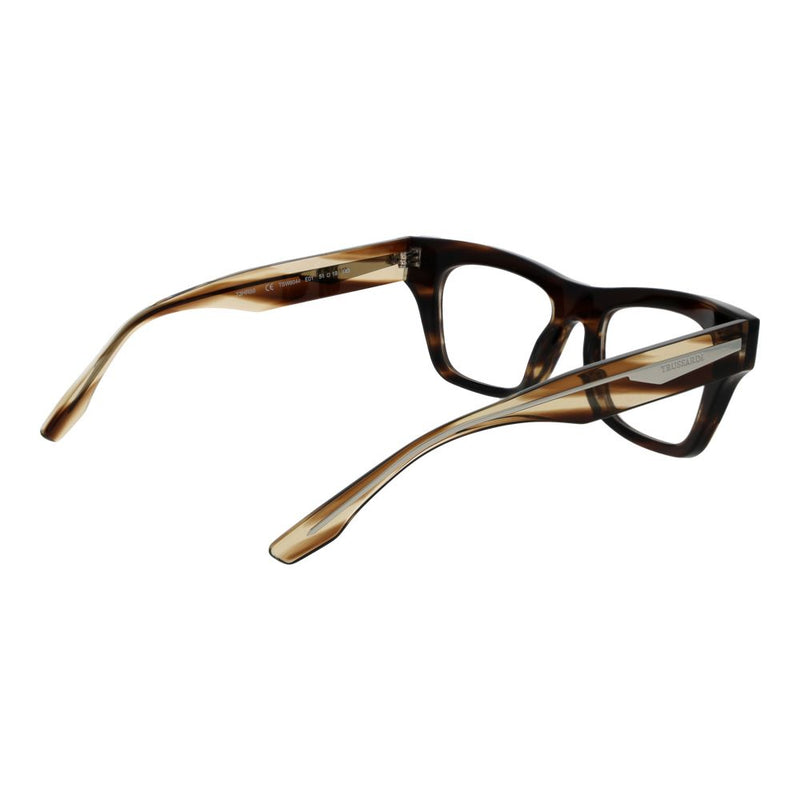 Trussardi Brown Women Glasses Frame - Elegant Acetate Eyewear