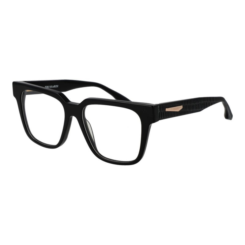 Trussardi Black Women Glasses Frame - Acetate Full-Rim Design