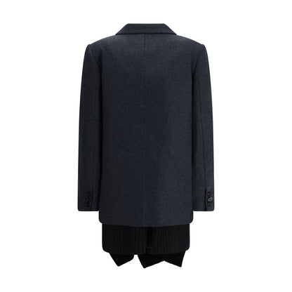 Sacai Wool Melton and Wool Knit Jacket