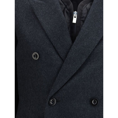 Sacai Wool Melton and Wool Knit Jacket