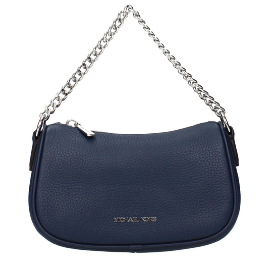 Sacs à main en cuir bleu Michael Kors