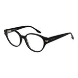 Trussardi Black Women Glasses Frame - Chic Acetate Eyewear