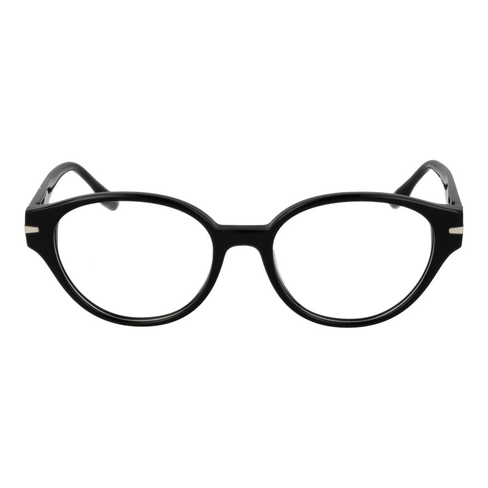 Trussardi Black Women Glasses Frame - Chic Acetate Eyewear