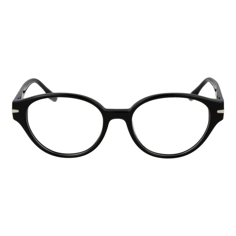 Trussardi Black Women Glasses Frame - Chic Acetate Eyewear