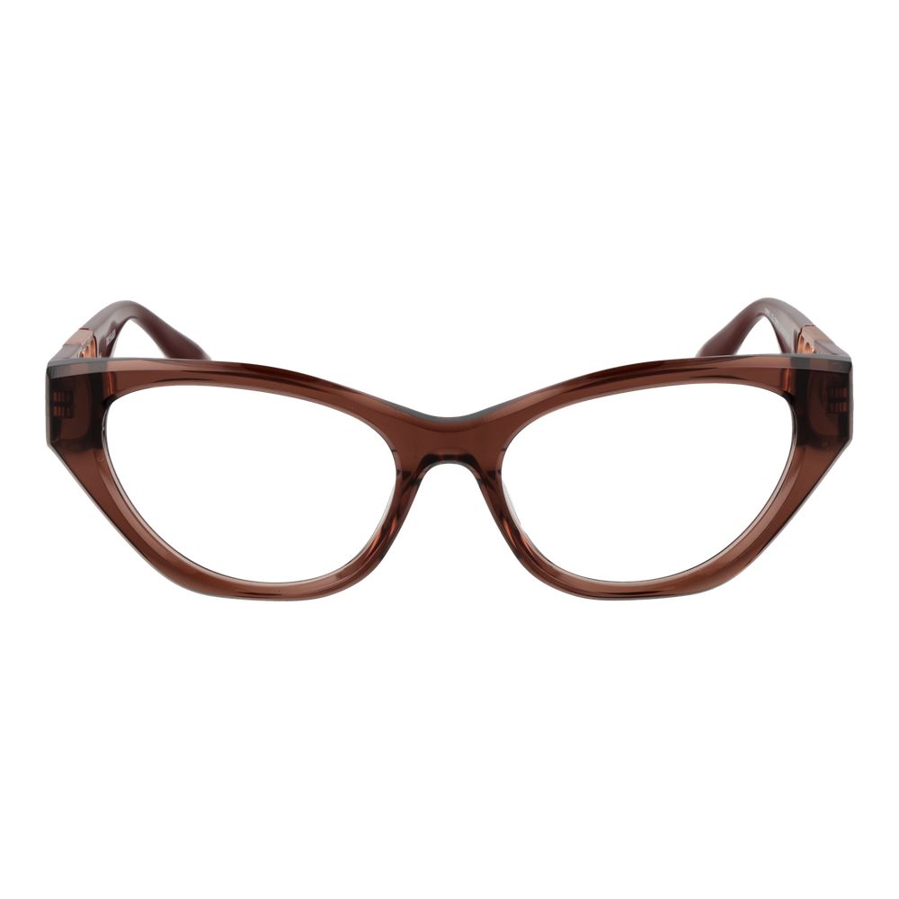 Trussardi Brown Cat Eye Women Glasses Frame - Stylish Eyewear