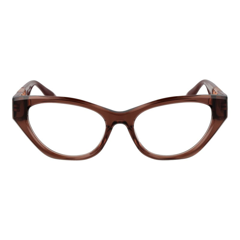 Trussardi Brown Cat Eye Women Glasses Frame - Stylish Eyewear