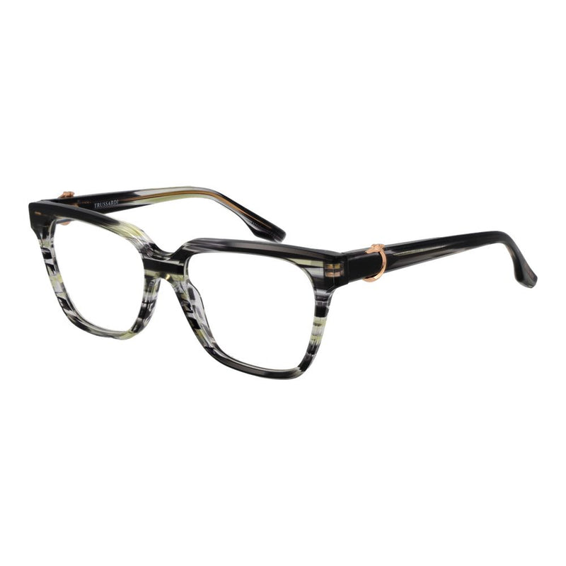 Trussardi Gray Women Glasses Frame - Stylish Acetate Design