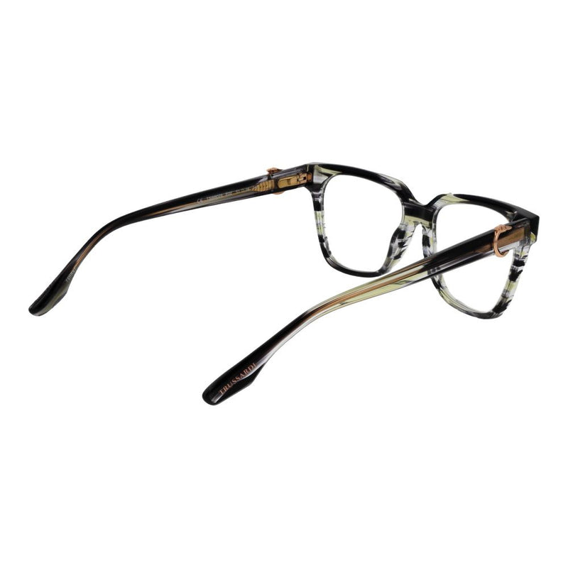 Trussardi Gray Women Glasses Frame - Stylish Acetate Design