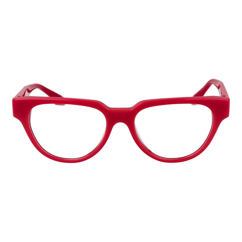 Trussardi Red Women Glasses Frame - Stylish Acetate Eyewear