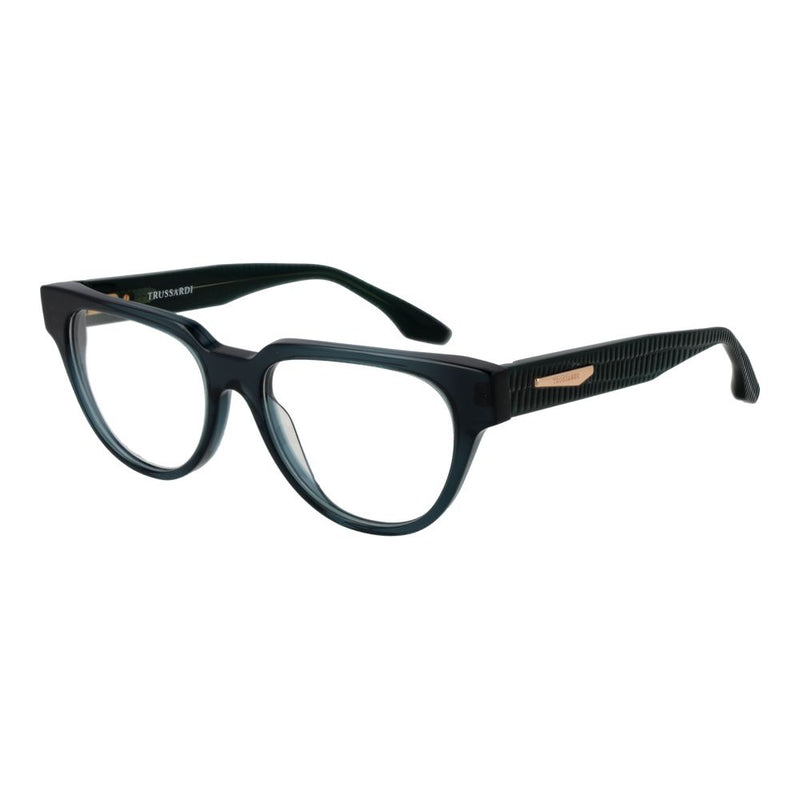 Trussardi Blue Women Glasses Frame - Chic Acetate Eyewear