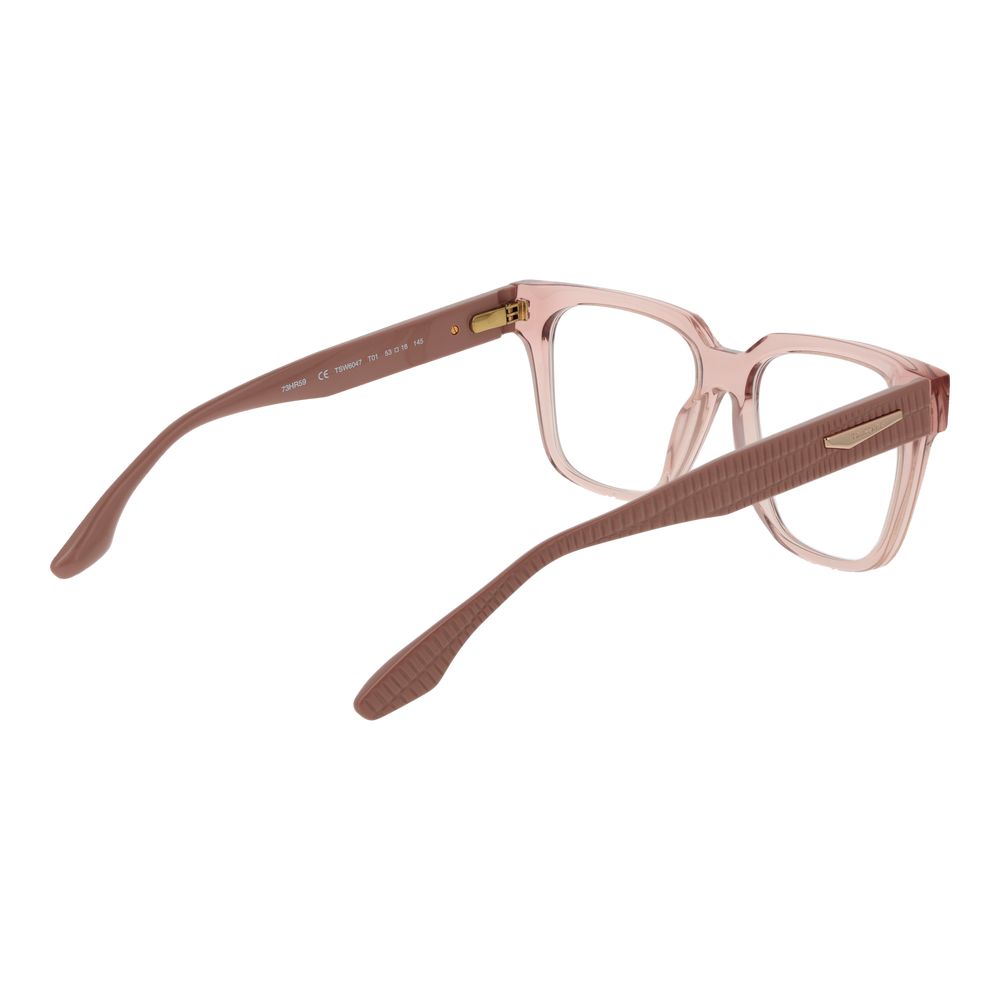 Trussardi Pink Women Glasses Frame - Élégance et Confort