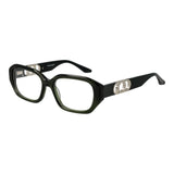 Trussardi Green Women Glasses Frame - Elegant Acetate Design
