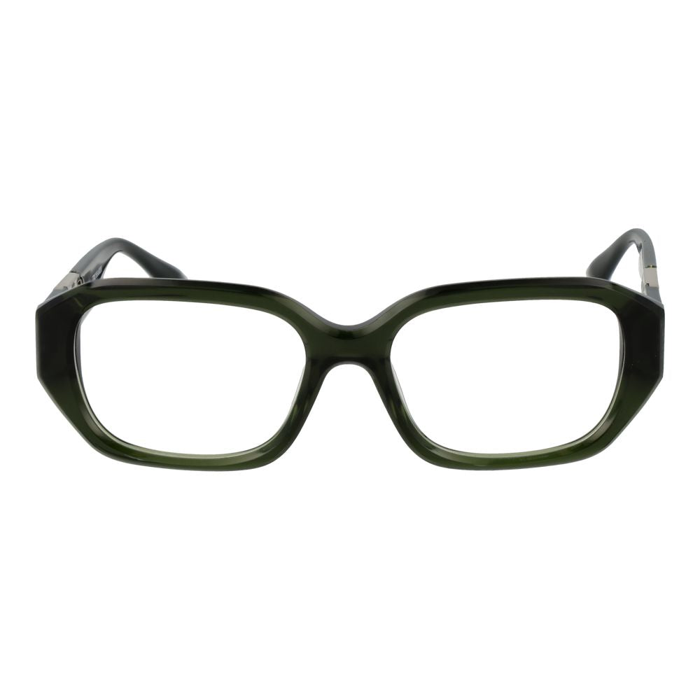 Trussardi Green Women Glasses Frame - Elegant Acetate Design