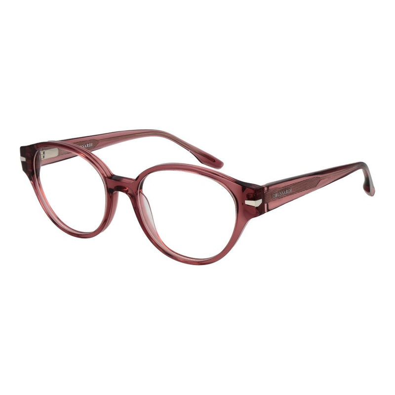 Trussardi Pink Women Glasses Frame - Chic Acetate Design