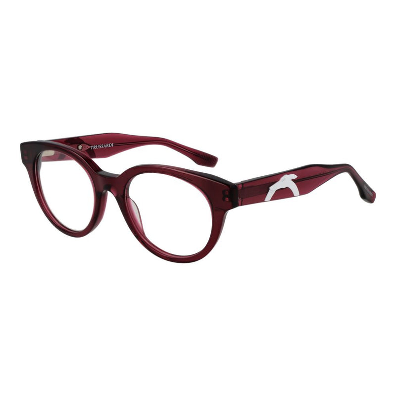 Trussardi Purple Unisex Glasses Frame - Elegant Eyewear for All