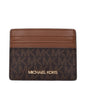 Michael Kors Brown Fabric Cardholders