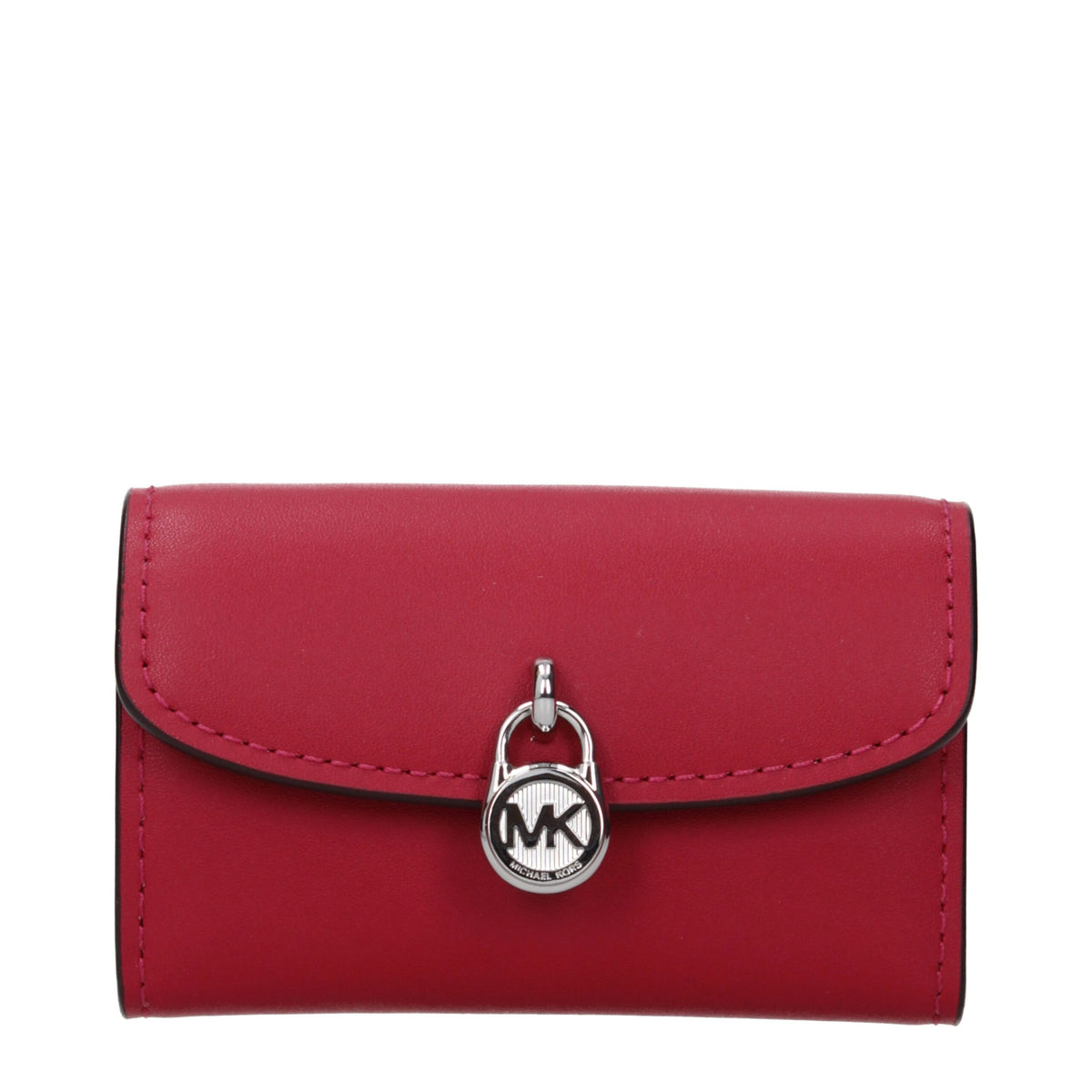 Michael Kors Red Leather Wallet - Chic Coin Purse for Women