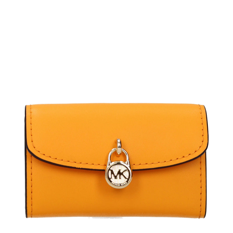 Michael Kors Portefeuille en Cuir Orange - Élégance et Fonctionnalité