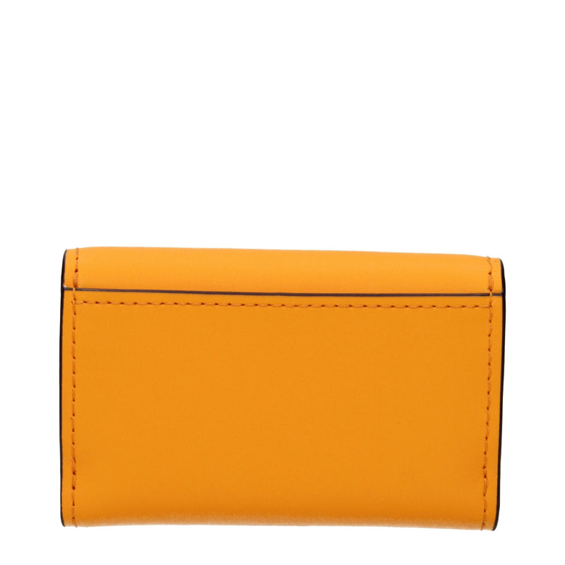 Michael Kors Portefeuille en Cuir Orange - Élégance et Fonctionnalité