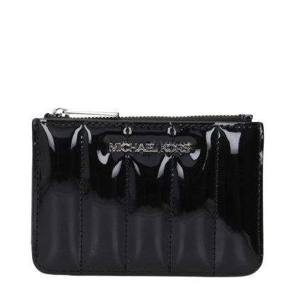 Michael Kors Black Leather Wallets