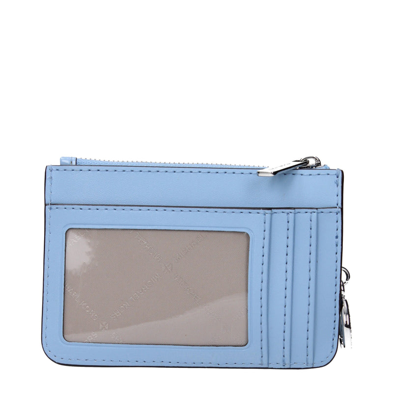 Michael Kors Light Blue Leather Wallet - Chic & Functional Accessory