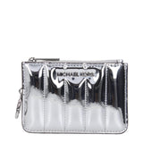 Michael Kors Gray Leather Wallet - Elegant & Practical Accessory