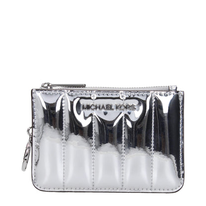 Michael Kors Gray Leather Wallets