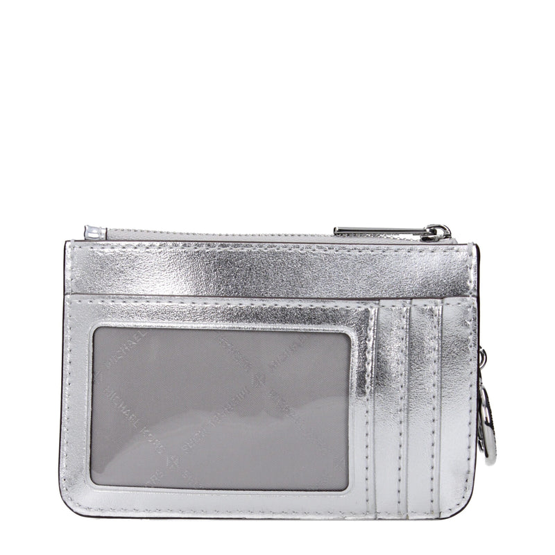 Michael Kors Gray Leather Wallet - Elegant & Practical Accessory