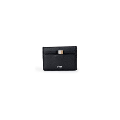 Porte-cartes en polyamide noir Hugo Boss