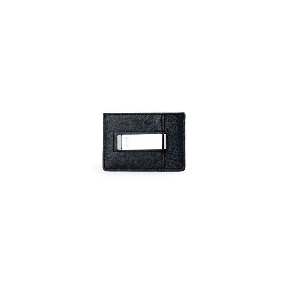 Porte-cartes en polyamide noir Hugo Boss