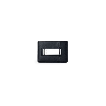 Porte-cartes en polyamide noir Hugo Boss